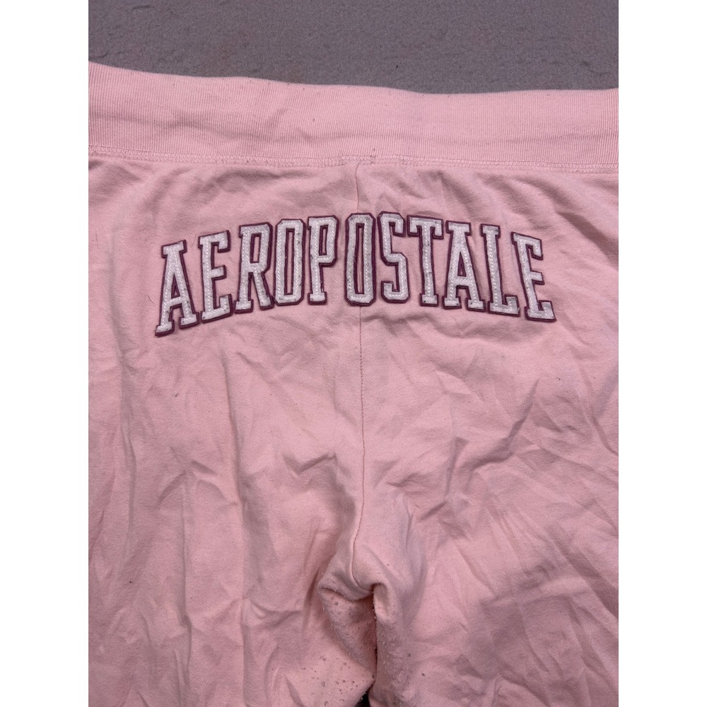Aeropostale Sweatpants Cotton Blend Pink Graphic XL Womens - Picture 5 of 13